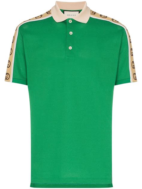 gucci polo men's shirt|farfetch gucci polo shirts.